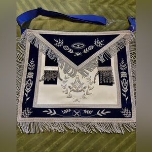 New Men’s Masonic Lodge Past Master Apron